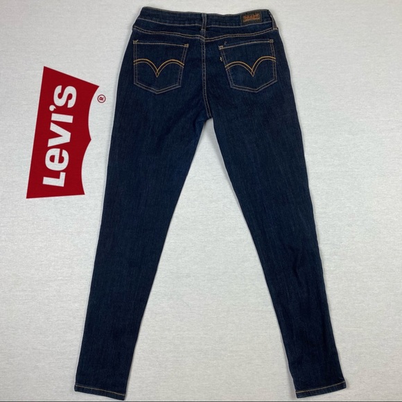 EUC Levi’s Legging Dark Wash Stretch Skinny Jeans - Picture 12 of 12